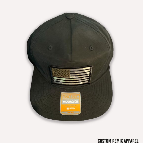 Custom Camo Flag Patch Snapback - Picture 3 of 4